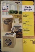 Etykiety Avery Zweckform Kraft L7110-25, 62x42 mm, 19 ark. A4, 342 etykiet