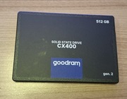 Dysk SSD 2.5" cala sata3 GoodRam CX400 512GB. Uzywany. Testowany, Sprawny