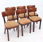 KOMPLET KRZESEŁ THONET, ART DECO, PO RENOWACJI