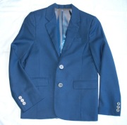 Garnitur na komunię firmy SEMINA rozm 134 + buty + musznik + muszka