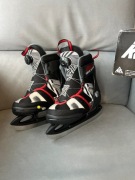 K2 Rink Raven Ice Boa regulowane łyżwy dziecięce 32–37 jak nowe System boa