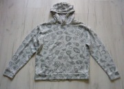 Piękna męska bluza RAIDERS NFL rozmiar M kaptur szara prosto z USA