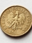 Destrukt 1 grosz nie pełna data, brak znaku mennic