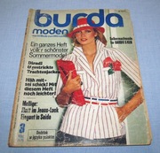 Burda Moden 3/1976 + wykroje Vintage Moda szycie krawiectwo