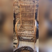 Fotel bujany bambusowy