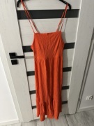 Coctail dress summer lato sukienka XS pomarańczowa