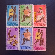 Afryka  Togo   Sztuka  muzyki1966  Seria znaczków 