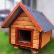 Buda dla psa ocieplona