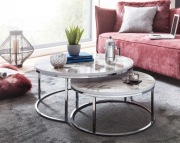  Glamour zestaw dwóch stolików kawowych - WOHNLING