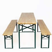 POLSKI ZESTAW KOMPLET BIESIADNY PIWNY STÓŁ ŁAWKI 50 x 220 cm