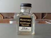Oryginalny Rowney Goldfinger Varnish, lakier pozłotniczy