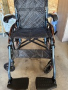 Wózek inwalidzki aluminiowy