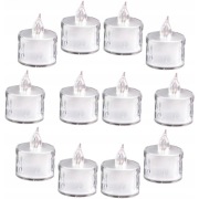 lampka świeca led świeczka wkład elektryczny do znicza płomienia 12szt