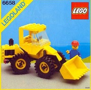 KLOCKI LEGO ZESTAW NR 6658 KOPARKA TOWN AUTO LEGOLAND RARE MAKIETA