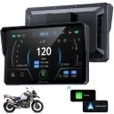 CARPURIDE W702BS PRO MOTOCYKLOWY EKRAN CARPLAY BMW WONDER WHEEL WI-FI 2025