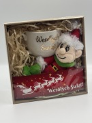 Filiżanka i skrzat zestaw świąteczny