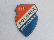 Naszywka BKS Polonia Bydgoszcz herb (PRL lub lata 90)
