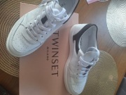 Twinset sneakers buty 40 skorzane JAK NOWE RAZ ZAŁOŻONE