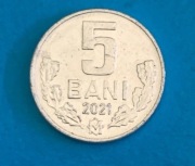 Mołdawia 5 Bani 2021. Moneta.