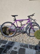 Rower górski crossowy fioletowy Unbike Shimano MTB 26 cali koła