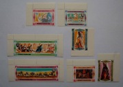 Jemen (Królestwo) Sw 455-61** obrazy, Saba i Salomon