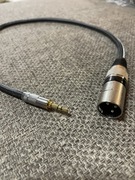 KABEL MIKROFONOWY WTYK AUX JACK WTYK XLR Męski 0,5m