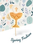 Ozdoba,masa cukrowa,tort,komunia,topper