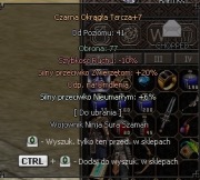 CZARNA OKRĄGŁA TARCZA +7 NNO/20ZWIERZETA PROJECT HARD