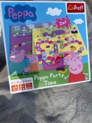 Trefl Peppa Party Time 2w1 gra planszowa Świnka Peppa