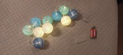 Lampki cotton balls 10 szt na baterie paluszki 