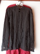 Orsay Koronkowa czarna bluzeczka rozm. M 