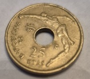 25 ptas Hiszpania 1990 - Barcelona '92