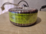 Transformator toroidalny TTH-125VA/12V.