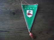 Proporczyk P T T K , ŁEBA, oryginalny PRL , super okazja