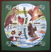 Ptaki blok 335 stan ** 