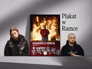 Plakat Bedoes 2115  "Kamień z serca" Plakat w ramce 30x40