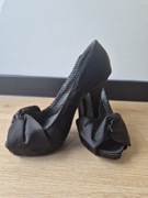 Czarne buty na obcasie Dorothy Perkins rozmiar 37