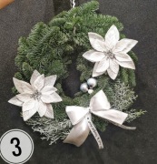 Wianek swiateczny stoiki świąteczne wianki 35cm