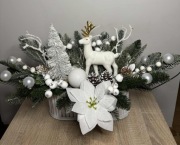 Stroik świąteczny na Boże Narodzenie z reniferem