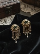 Kolczyki Oko Proroka Surrealistyczne Boho Hippie Gypsy Retro Vintage 