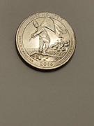 Moneta okolicznościowa USA 1/4 dolara 2016r. P - Fort Moultrie