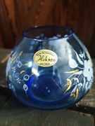 Niebieski wazon świecznik HOHAZB