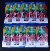 Uefa EURO 2024 Germany Topps KARTY Saszetki x 10 Oryginalne
