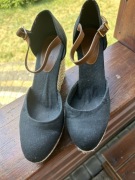 Buty na koturnie damskie 41 czarne damskie Jenny Fairy