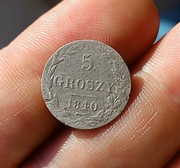 5 groszy 1840 MW