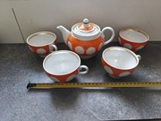 Porcelana biało pomaranczowa