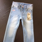 SPODNIE JEANSY  H&M rozm. 98 KOTKI