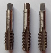 Gwintownik ręczny prawoskrętny BSW 9/16" calowy komplet 3 sztuki