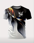 Stylowa i wyrazista koszulka męska z unikalnym designerskim nadrukiem