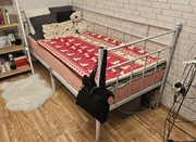 Łóżko i materac 90x200, używane 